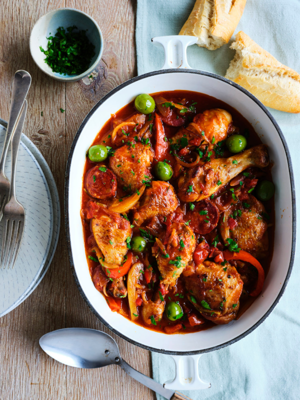 Spanish chicken & chorizo stew